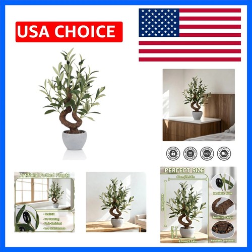 Artificial olive tree potted - artificial,