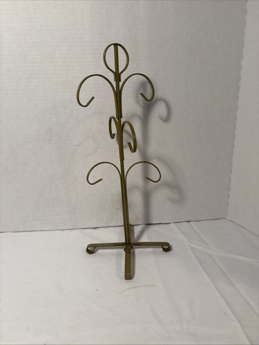 Vintage olive green metal - metal, 6