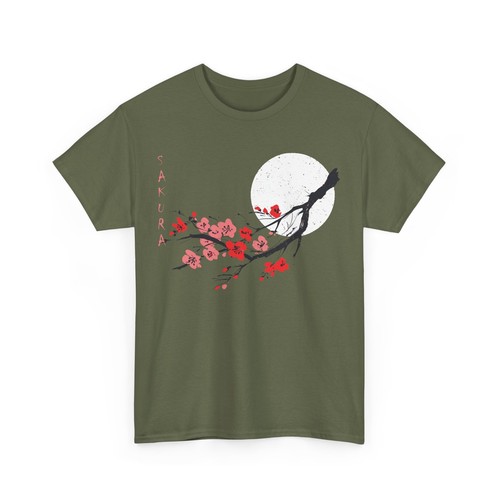 Sakura trees moon cherry - moon,