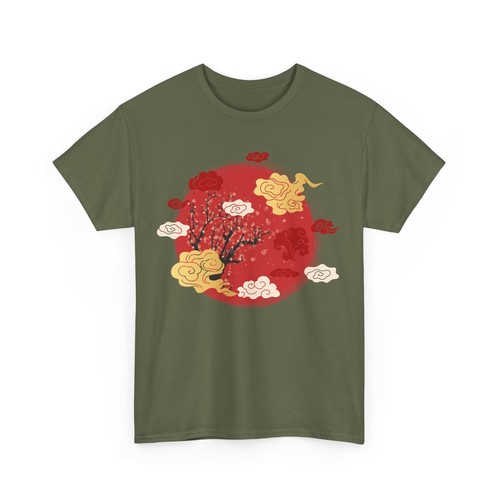 Cherry blossom moon shirt - blossom,