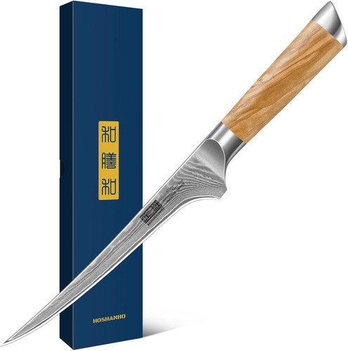 Inch damascus fillet knife - inch,