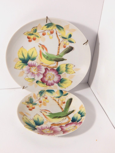 Vintage hand painted bird - vintage,