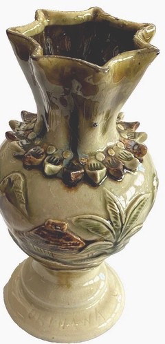 Okinawa japan pottery vase - okinawa,